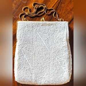 Ladies 1950 Vintage Evening Seed/bead Bag